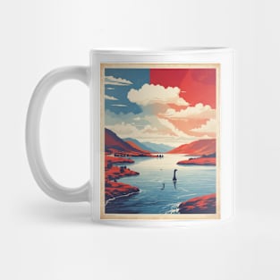 Loch Ness United Kingdom Vintage Travel Tourism Poster Art Mug